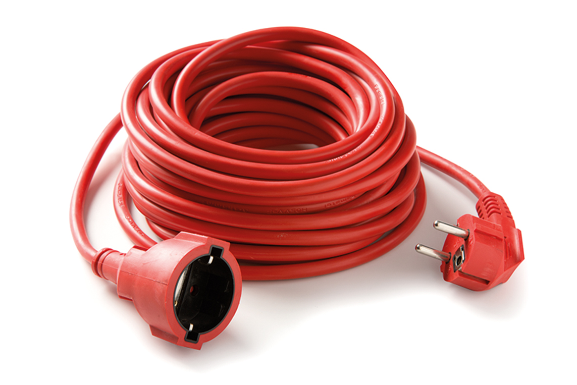 Prolongador de cable eléctrico, Varias medidas de cable (3 x 1,5 mm), Base Bipolar, Tarjeta de Fidelización