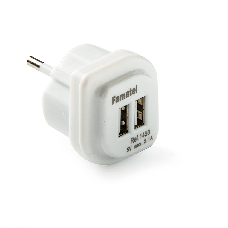 Dual USB charger adapter