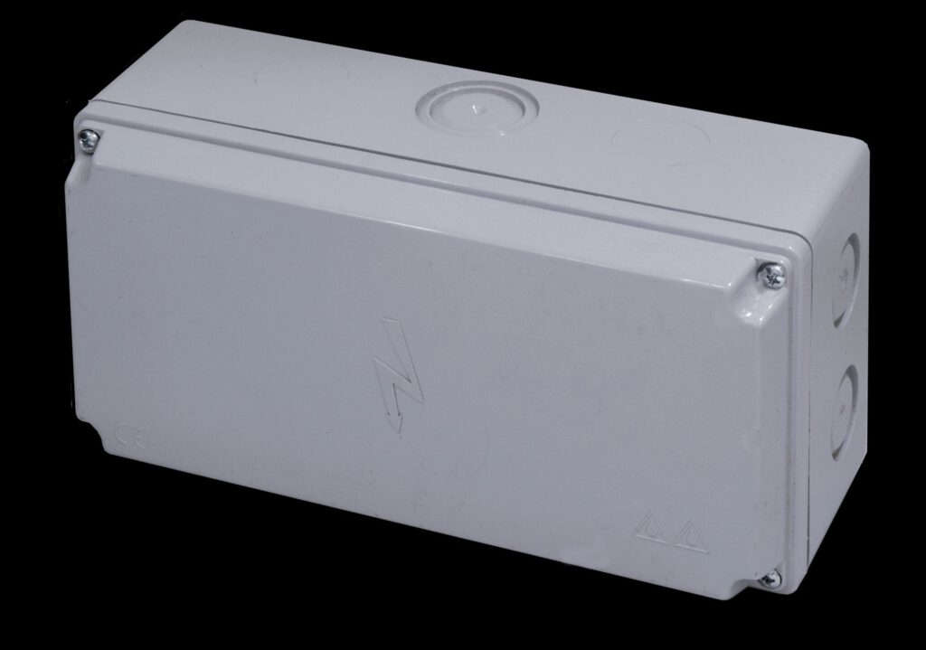 IP55 junction box for 2 sockets
