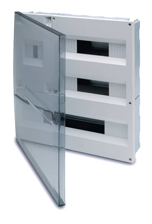 4(ICP) + 44 modules flush mounted cabinet