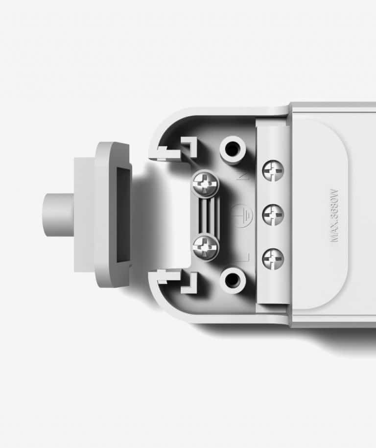 Famatel 6516505061 Doppia Presa Elettrica 16A 250V Bianca - Base Bipolare Con Terra, Materiale Ignifugo, Design Minimalista