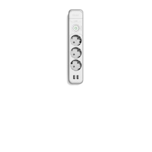 Base 3 tomas | con interruptor + USB