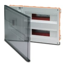 IP40 flush-mounted cabinet 4 (ICP) + 28 modules