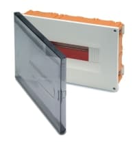 IP40 flush-mounted enclosure | 12 modules